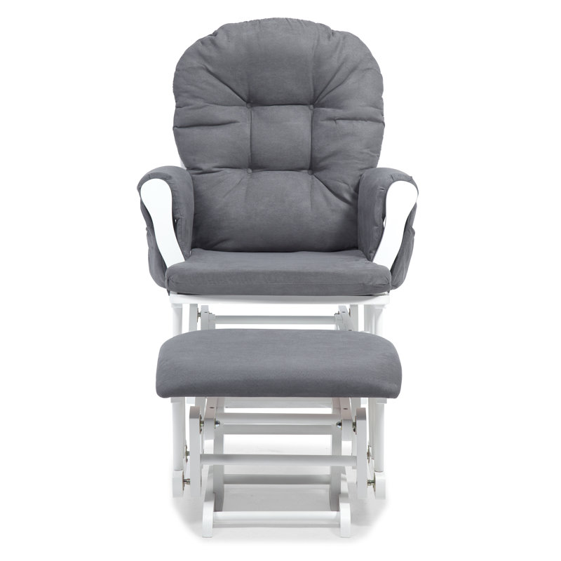 Storkcraft Hoop Custom Upholstery Glider and Ottoman & Reviews Wayfair